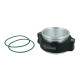Aluminium V-Band Flex Schellen - Set - schwarz matt