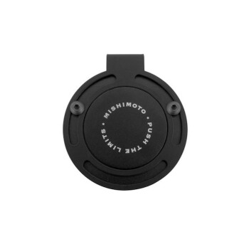 Oil catch can compact baffled Mishimoto / black | MMBCC-CBTWO-BK
