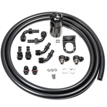 Oil catch can kit - single universal incl. Dash install...