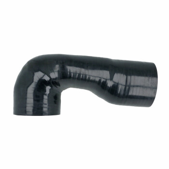 90° degree Cobra head silicone elbow 3.0" / 76mm - black | BOOST products
