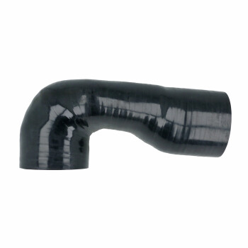 90° Degree Cobra Head Silicone Elbow 3.0" / 76mm - Black