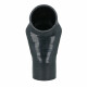 90° Degree Cobra Head Silicone Elbow 3.0" / 76mm - Black