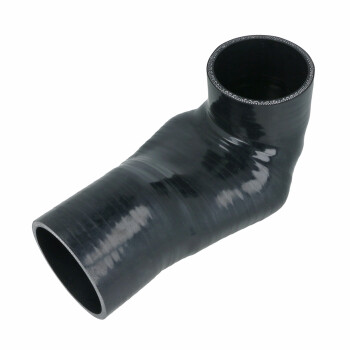 90° degree Cobra head silicone elbow 4.0" / 102mm - black | BOOST products