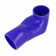 90° grad Silikon Bogen Cobra Style 4.0" / 102mm - blau