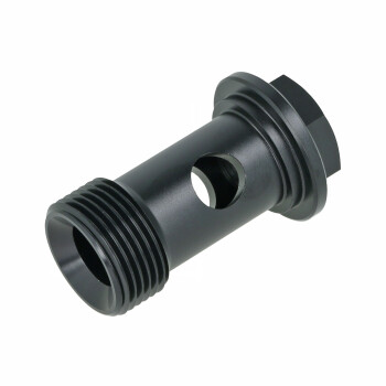 Hohlschraube M22x1,5mm - schwarz matt