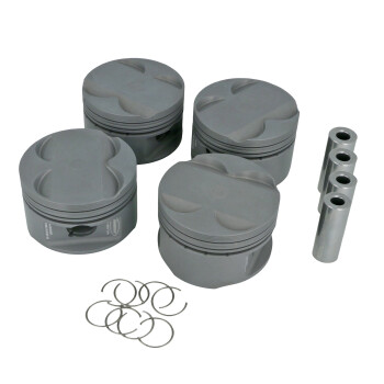 Piston set (4 items) for ACURA B18A Integra LS with B16A head (81,50mm, 10.1:1)