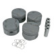 Kolbensatz (4 Stück) für ACURA B18A Integra LS with B16A head (81,50mm, 10.1:1) | P4-H815-N2R