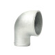 Aluminium Rohrbogen Reduzierung - extrem kurz - Guss 76 - 89mm | TRE