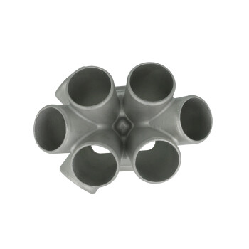 6-Cylinder Stainless Steel Turbo Collector T4 Twinscroll (int. WG & ext. WG)