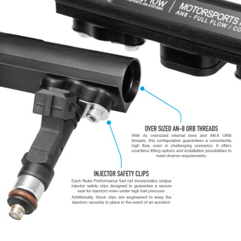 BMW 4cyl M42 fuel rail - without brackets