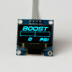 OLED 1.3 Zoll digitale Ladedruckanzeige (Psi) // inkl. Sensor - Blau