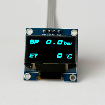 OLED 0.96 Zoll Dual digitale Anzeigen inkl. Sensor - Blau
