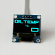 OLED 1.3 Zoll digitale Öltemperaturanzeige (Celsius) // GROßE Zahlen // inkl. Sensor - Blau