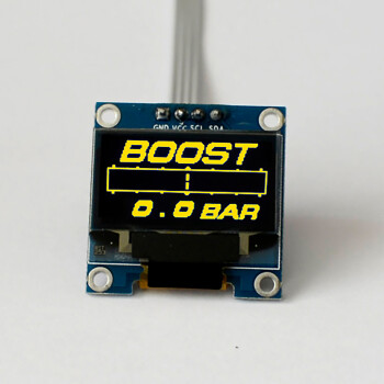 OLED 0.96 Zoll digitale Anzeigen inkl. Sensor - Gelb