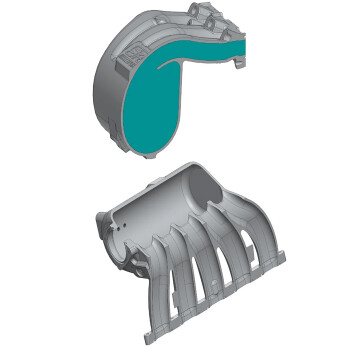 SPA Turbo Ansaugbrücke VW/Audi 07K 2.5 FSI aus Aluminiumguss