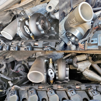 SPA Turbo-Krümmer Golf 5 (07K 2.5 FSI) T3 Top Mount ext. WG