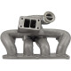 SPA Turbo Manifold Honda Civic 8th Gen (K20) T3 Twinscroll Bottom Mount ext. WG