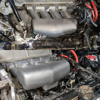 SPA Turbo Ansaugbrücke Honda Civic 8th Gen (K20) aus Aluminiumguss / 8 Einspritzdüsen