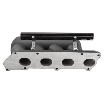 SPA Turbo Ansaugbrücke Honda Civic 8th Gen (K20) aus Aluminiumguss / 4 Einspritzdüsen / schwarz