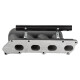 SPA Turbo Ansaugbrücke Honda Civic 8th Gen (K20) aus Aluminiumguss / 4 Einspritzdüsen / schwarz