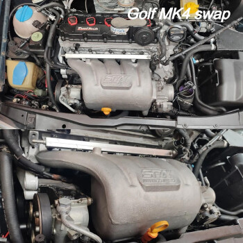 SPA Turbo Intake Manifold VW/Audi 07K 2.5 FSI Cast Aluminum with Fuel Rail