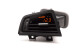 P3 Analog Display - BMW F1X (2011-2017) LHD, Orange Balken / Orange Ziffern, vorinstalliert in OEM Lüftungsdüse (Schwarze Lamellen)