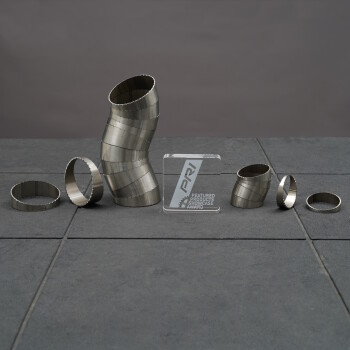 90° Pie Cut with Spigot - Norm 2 - Angle Segment 9°/12.5°/15° - Stainless Steel