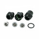 Turbocharger Oil Filter Kit AN / Dash (Micron 30/80/150) - Black