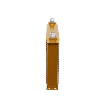 Universal 25-Row Oil Cooler, Gold | MMOC-25G