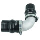90° Alubogen gegossen 57mm (2.25") - enger Radius