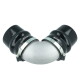90° Alubogen gegossen 70mm (2.75") - enger Radius