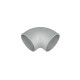 90° Alubogen gegossen 89mm (3.5") - enger Radius