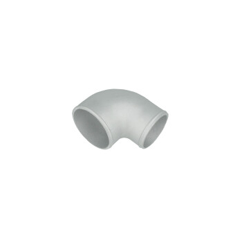 90° Aluminium Guss Reduzierbogen 3.0" / 76mm auf 2.5" 63mm - enger Radius