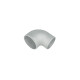 90° Aluminium Guss Reduzierbogen 3.0" / 76mm auf 2.5" 63mm - enger Radius
