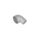 90° Aluminium Guss Reduzierbogen 3.0" / 76mm auf 2.0" 51mm - enger Radius