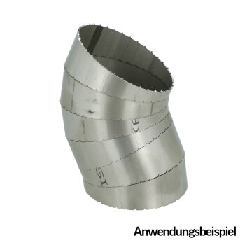 90° Stainless Pie Cut with Spigot - Kit