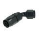 Restposten-Schlauchanschluss Fitting / -06 AN / Dash 6 / 45° / schwarz