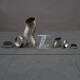 Pie Cut mit Zapfen 63,5mm x 1,5 - Norm 2 - Radius R55 - Winkelsegment 12,5° - Edelstahl