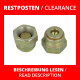 Restposten-Verschlusskappe M20 x 1,5