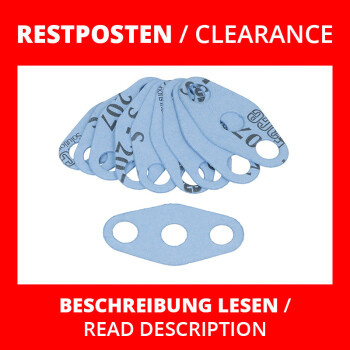 Clearance oil return gasket