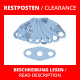Clearance oil return gasket