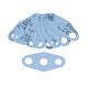 Clearance oil return gasket