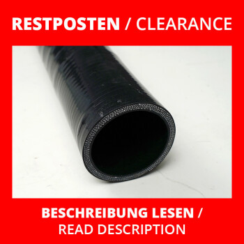 Clearance silicone hose 51mm, 1m length, black