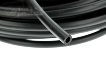 Silikon Unterdruckschlauch 4mm (0.15") ID, schwarz, 3m (9ft.) Rolle
