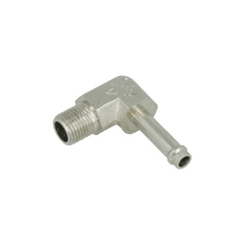Clearance screw-in 90 degree 1/8" NPT to 4mm hose...