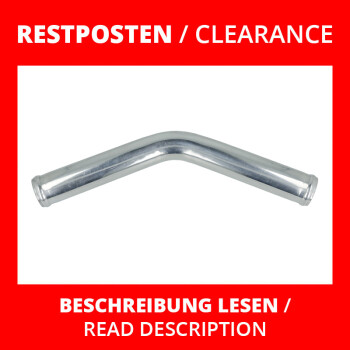 Clearance aluminum bend 45° with 38mm diameter,...
