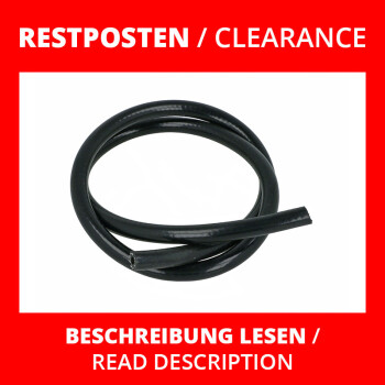 Clearance silicone vacuum hose reinforced 4mm, black 83cm