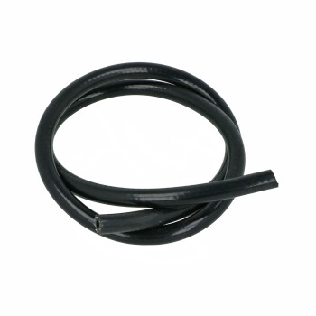 Clearance silicone vacuum hose reinforced 4mm, black 83cm