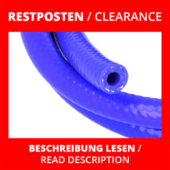 Restposten-Silikon Unterdruckschlauch verstärkt 6mm...