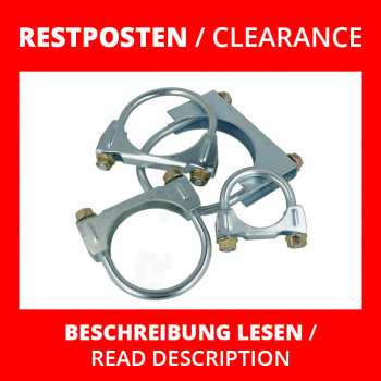 Restposten - U-Bügelschellen-Set mit 4...